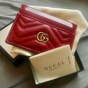 Red Gucci Wallet